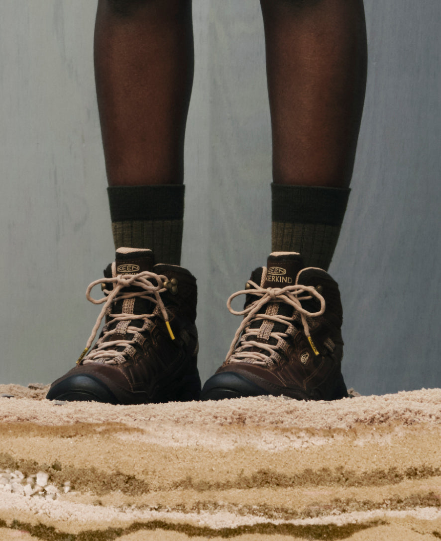 Women's Targhee IV Waterproof Hiking Boot x Hikerkind Dark Earth/Dark Earth - Keen