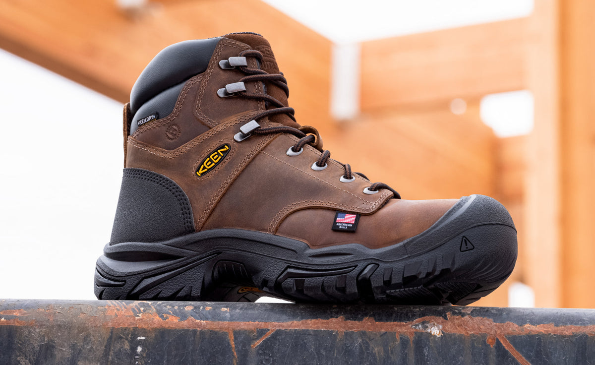 Men's Mt Vernon II 6" Waterproof Boot (Steel Toe) Dark Earth/Black - Keen