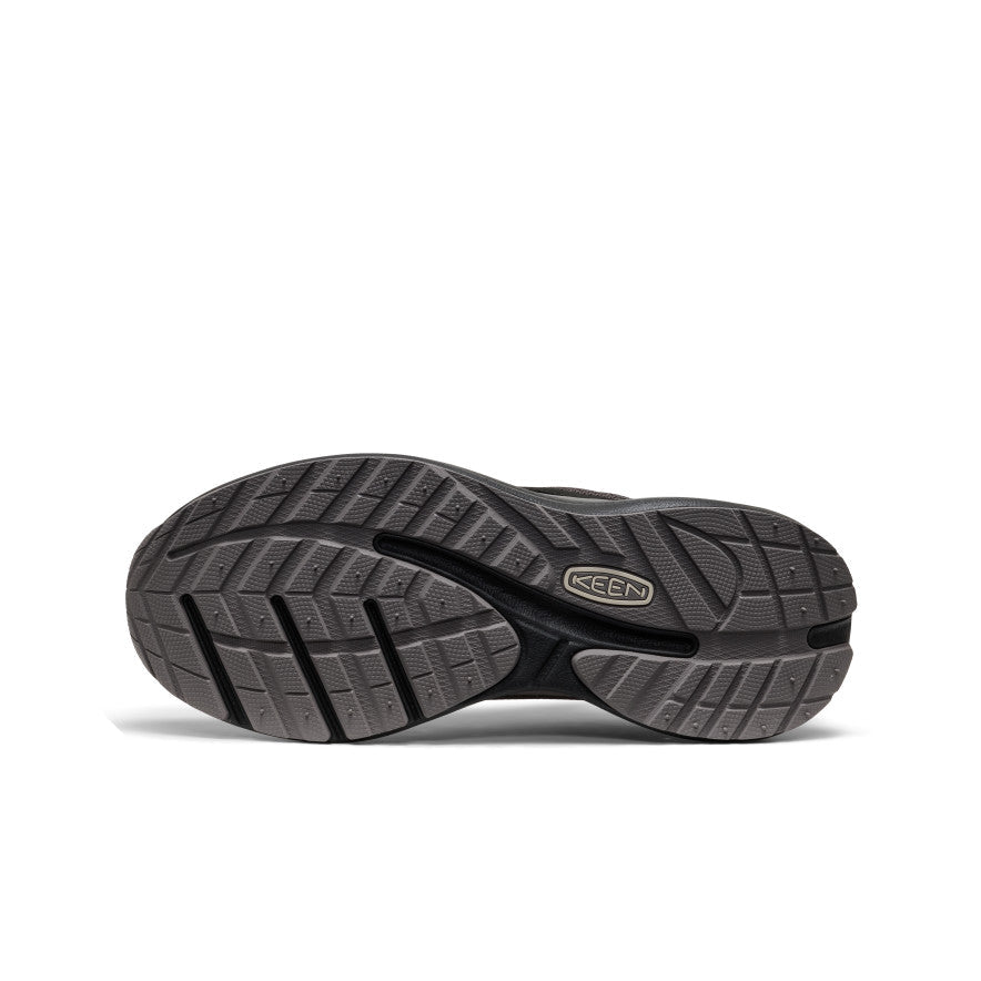 Men's WK500 Leather Walking Shoe Steel Grey/Black - Keen