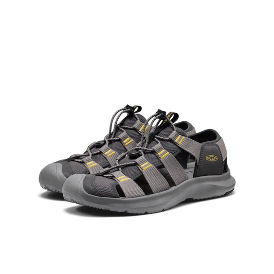 Men's Seanik H2 Sandal Steel Grey/Cream Gold - Keen