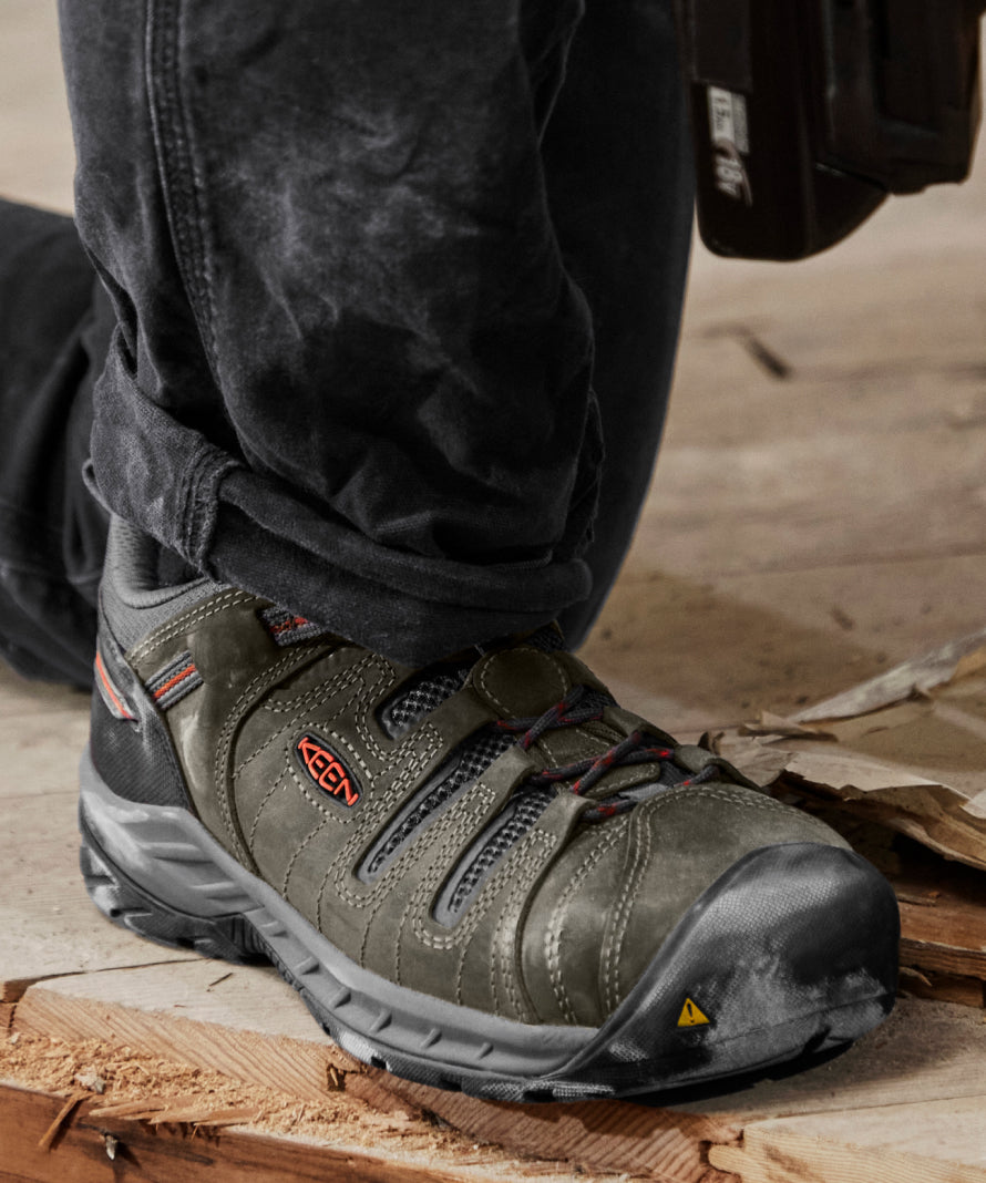 Women's Flint II (Steel Toe) Magnet/Rose - Keen