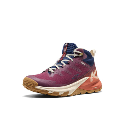 Women's Targhee Apex Waterproof Hiking Boot Fig/Burnt Brick - Keen