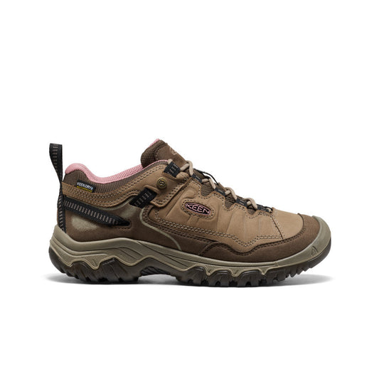 Women's Targhee IV Waterproof Hiking Shoe Brindle/Nostalgia Rose - Keen
