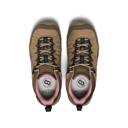 Women's Targhee IV Waterproof Hiking Shoe Brindle/Nostalgia Rose - Keen