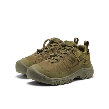 Big Kids' Targhee IV Waterproof Hiking Shoe Martini Olive - Keen