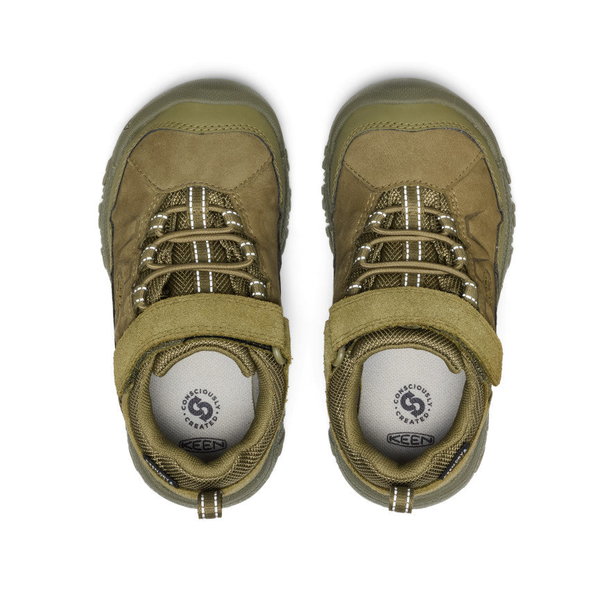 Little Kids' Targhee IV Waterproof Hiking Shoe Martini Olive - Keen