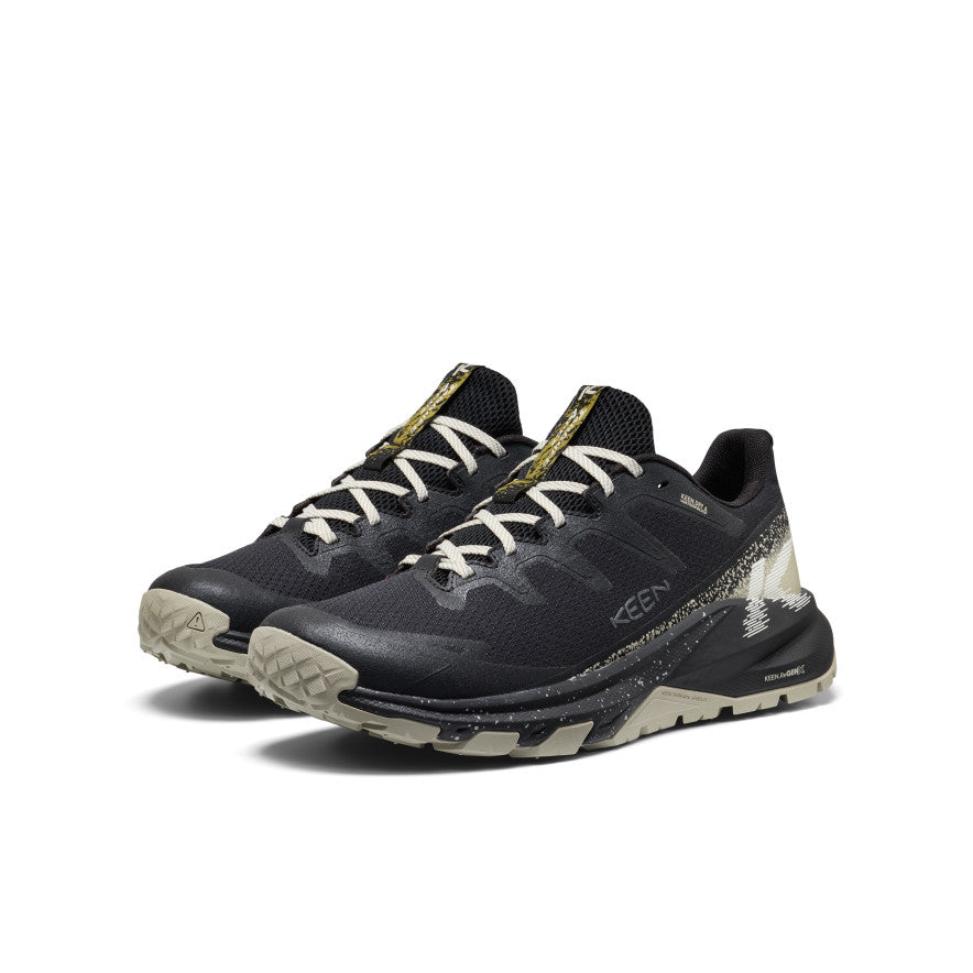 Men's Targhee Apex Wide Waterproof Hiking Shoe Black/Abbey Stone - Keen
