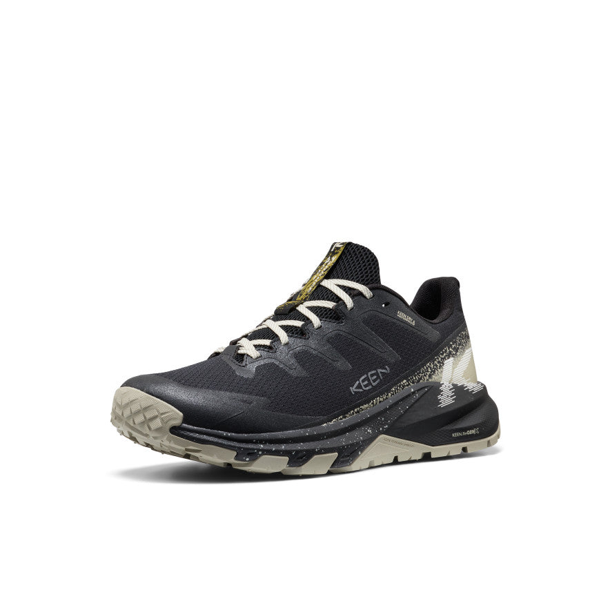 Men's Targhee Apex Wide Waterproof Hiking Shoe Black/Abbey Stone - Keen