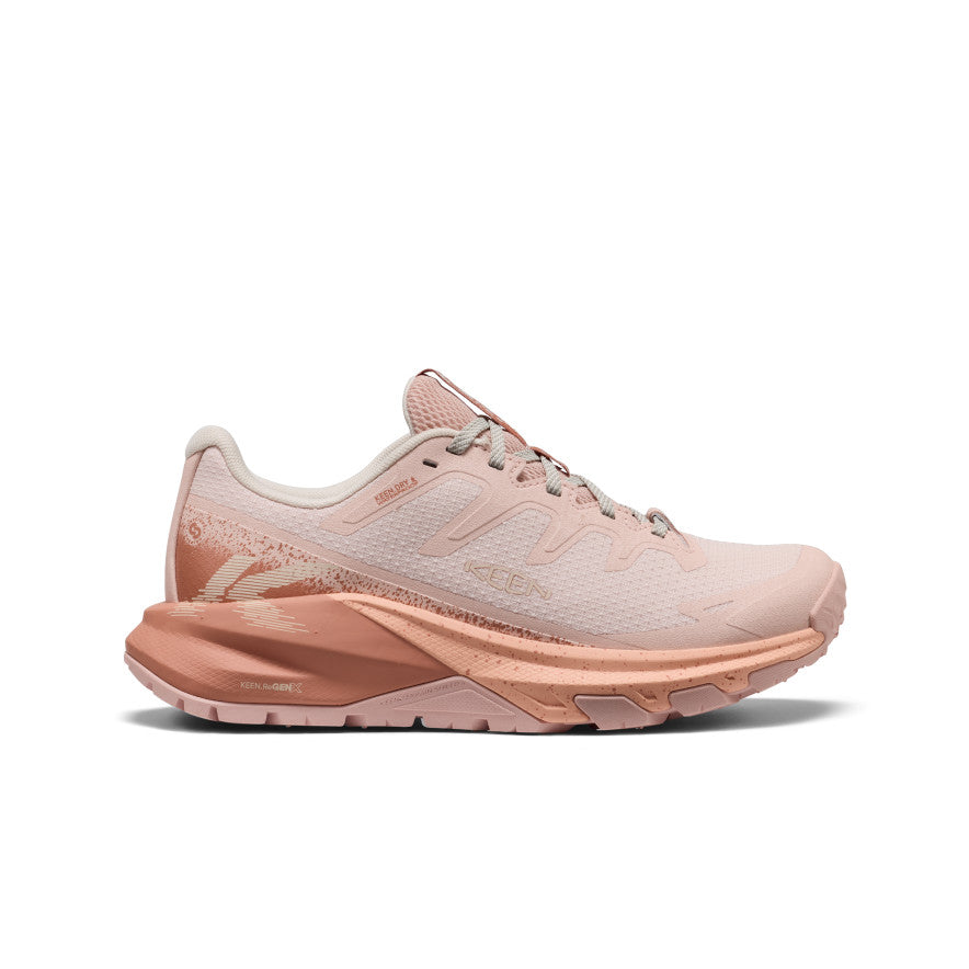 Women's Targhee Apex Waterproof Hiking Shoe Cameo Rose/Peach Fuzz - Keen