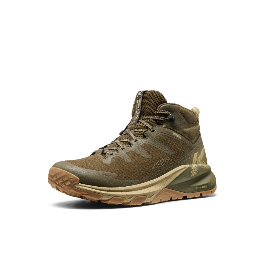 Men's Targhee Apex Wide Waterproof Hiking Boot Dark Olive/Khaki - Keen