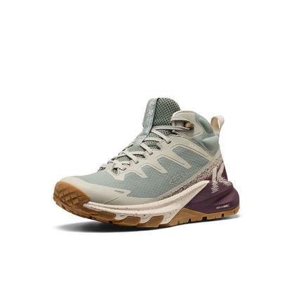 Women's Targhee Apex Waterproof Hiking Boot Lily Pad/Fig - Keen