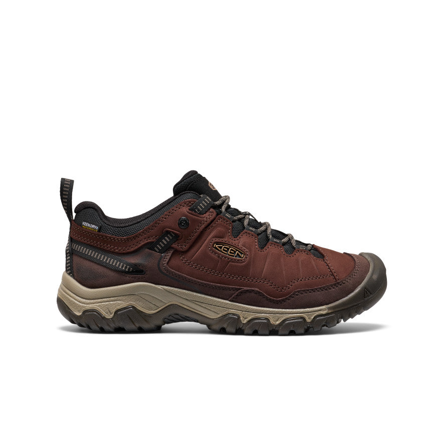 Men's Targhee IV Waterproof Hiking Shoe Java/Bison - Keen