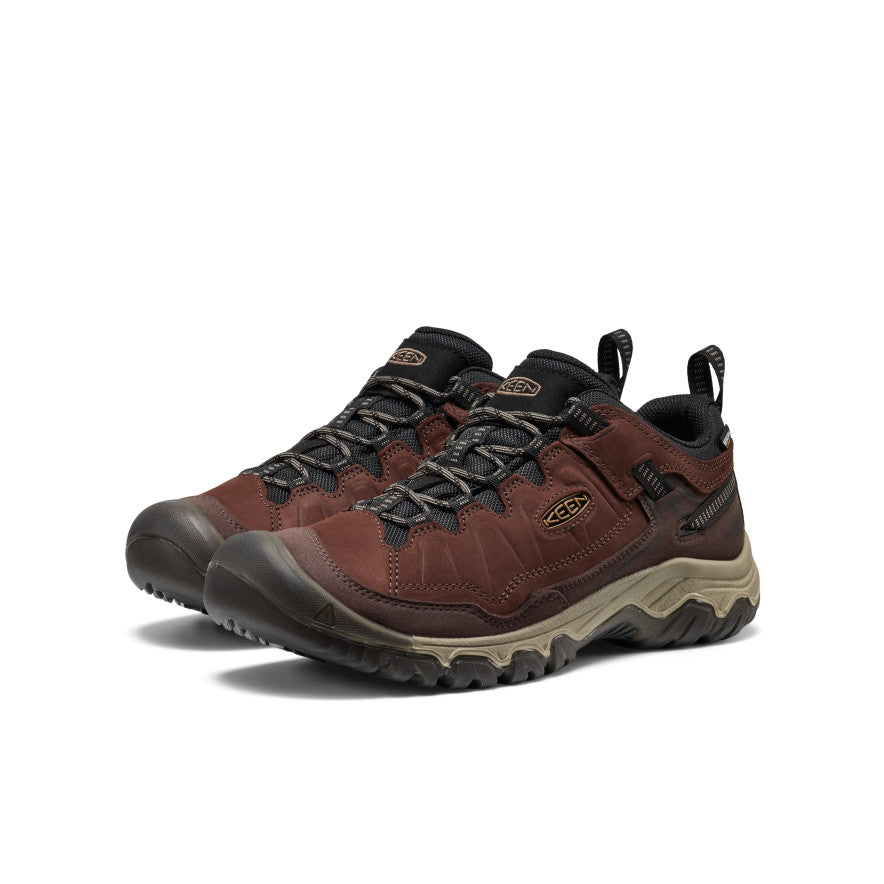 Men's Targhee IV Waterproof Hiking Shoe Java/Bison - Keen
