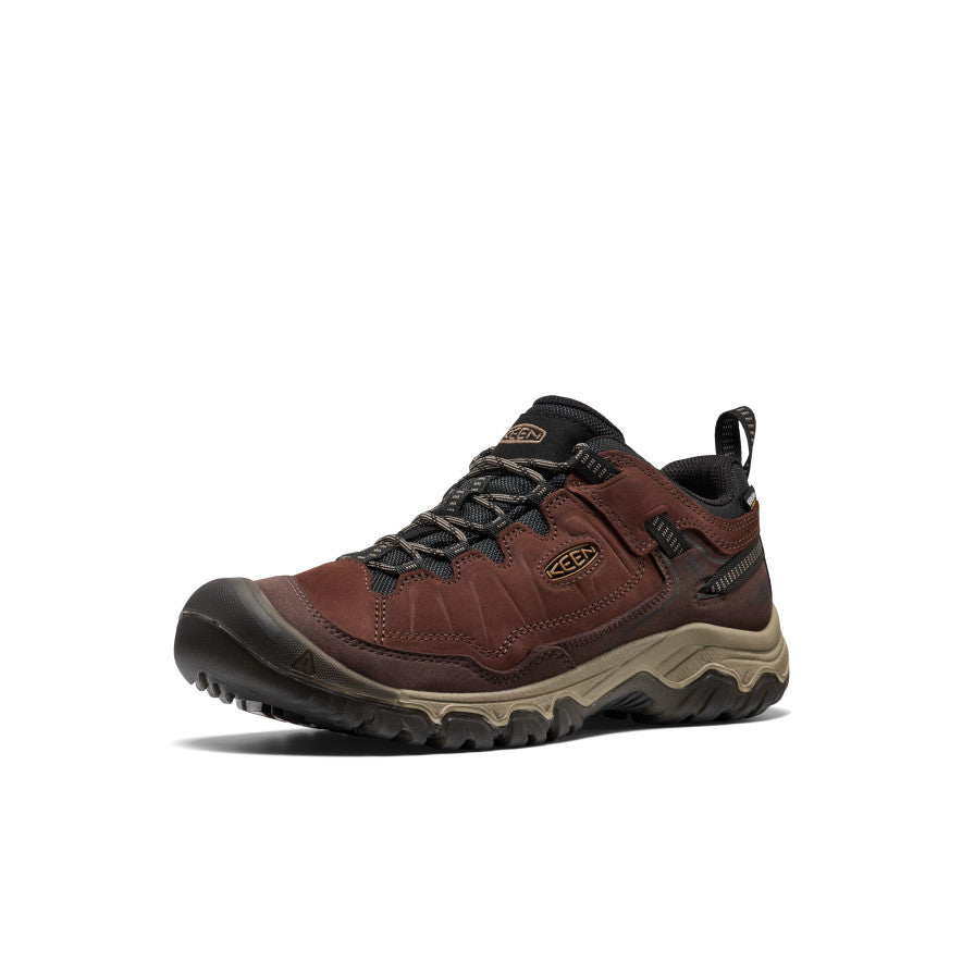 Men's Targhee IV Waterproof Hiking Shoe Java/Bison - Keen