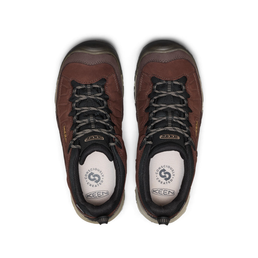 Men's Targhee IV Waterproof Hiking Shoe Java/Bison - Keen