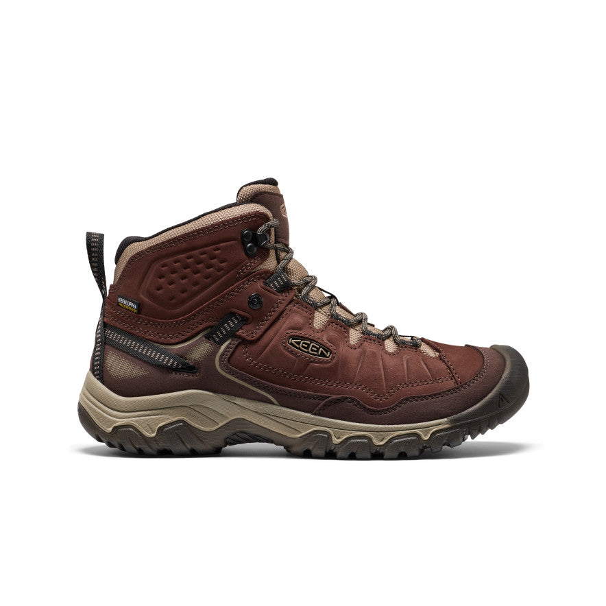 Men's Targhee IV Waterproof Hiking Boot Java/Brindle - Keen