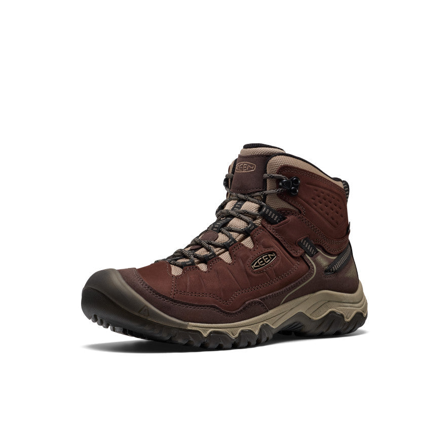 Men's Targhee IV Waterproof Hiking Boot Java/Brindle - Keen