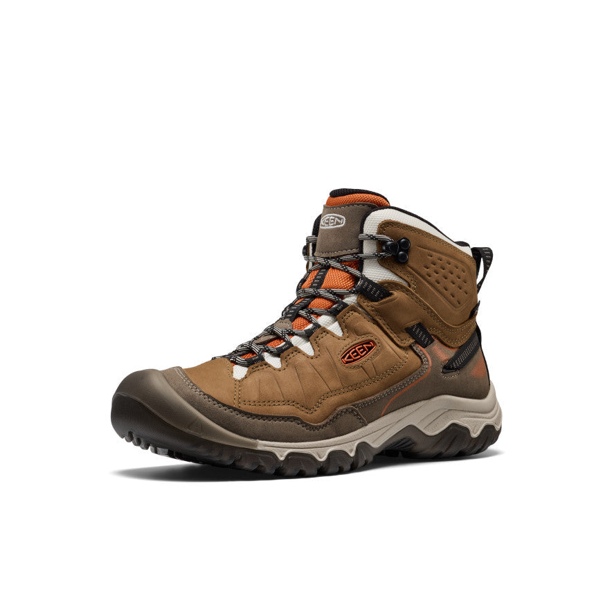 Men's Targhee IV Waterproof Hiking Boot Coyote/Gold Flame - Keen