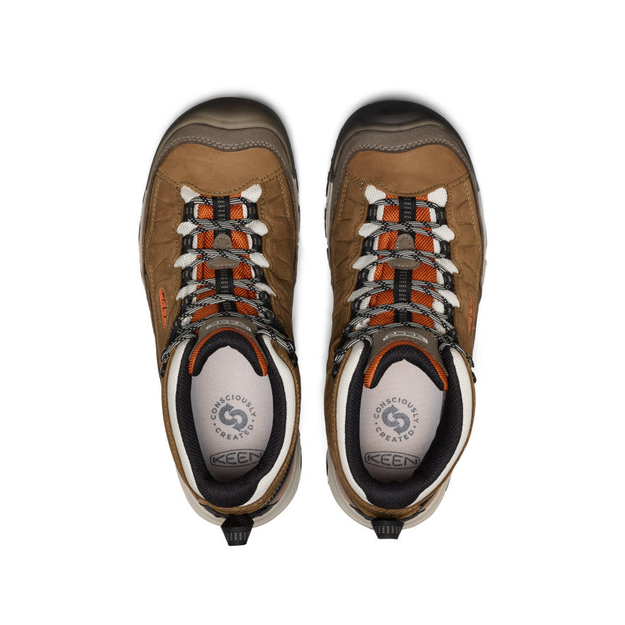 Men's Targhee IV Waterproof Hiking Boot Coyote/Gold Flame - Keen