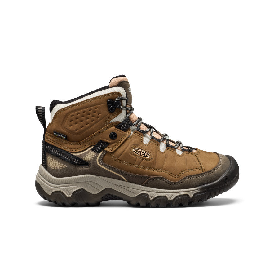 Women's Targhee IV Waterproof Hiking Boot Coyote/Peach Fuzz - Keen