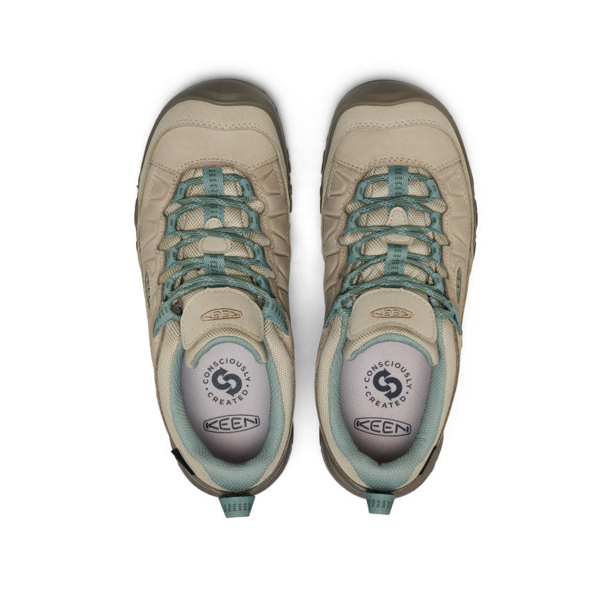 Women's Targhee IV Waterproof Hiking Shoe Abbey Stone/Lily Pad - Keen