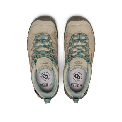 Women's Targhee IV Waterproof Hiking Shoe Abbey Stone/Lily Pad - Keen
