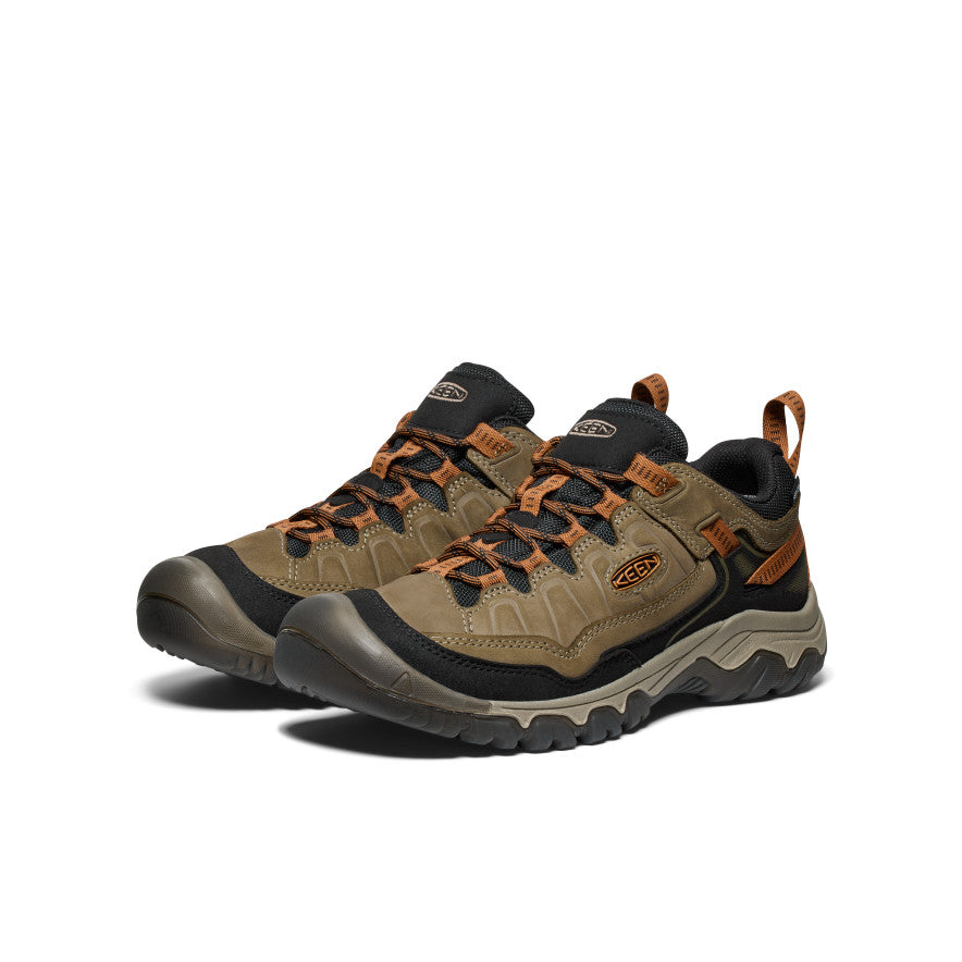 Men's Targhee IV Waterproof Hiking Shoe Sea Turtle/Roasted Pecan - Keen