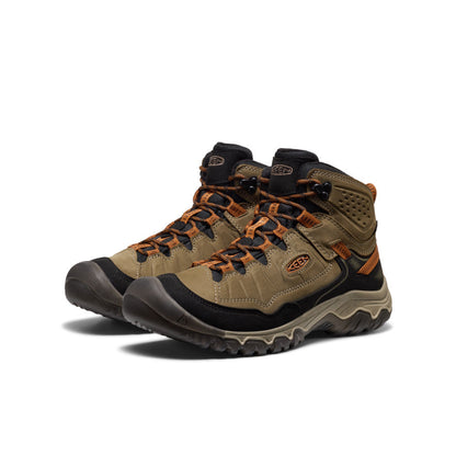 Men's Targhee IV Waterproof Hiking Boot Sea Turtle/Roasted Pecan - Keen