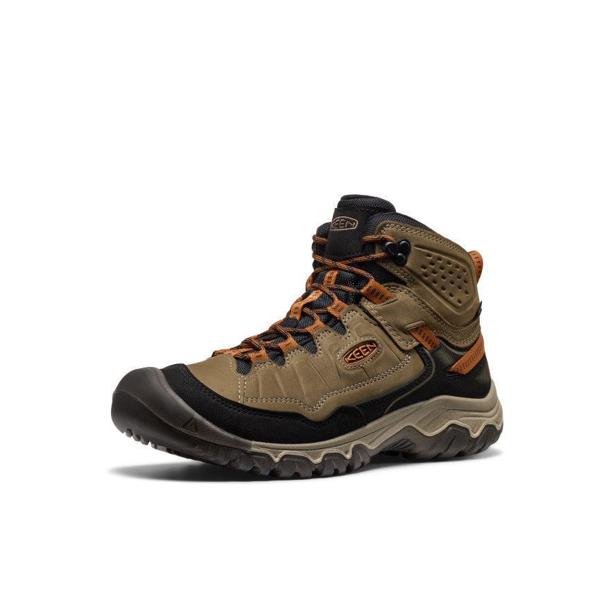 Men's Targhee IV Waterproof Hiking Boot Sea Turtle/Roasted Pecan - Keen