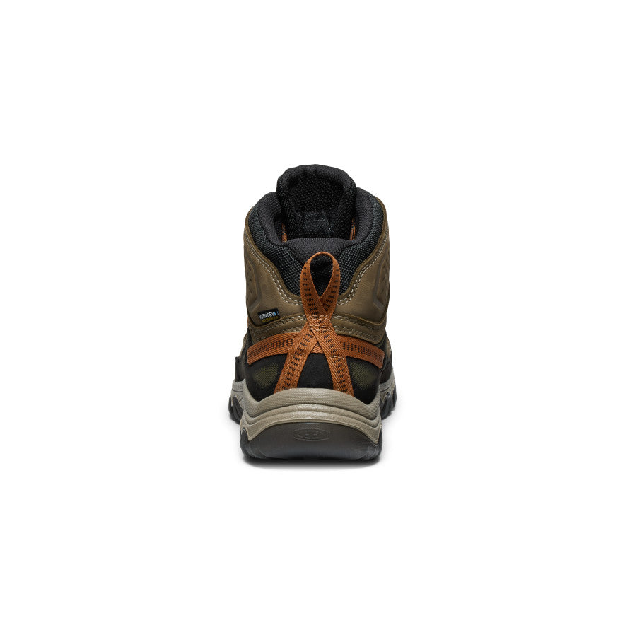 Men's Targhee IV Waterproof Hiking Boot Sea Turtle/Roasted Pecan - Keen