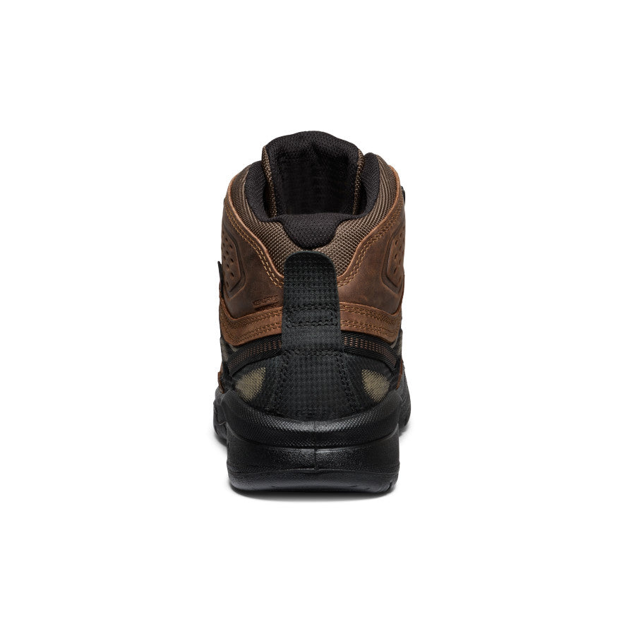 Men's Targhee IV Waterproof Work Boot (Carbon Toe) Dark Earth/Black - Keen