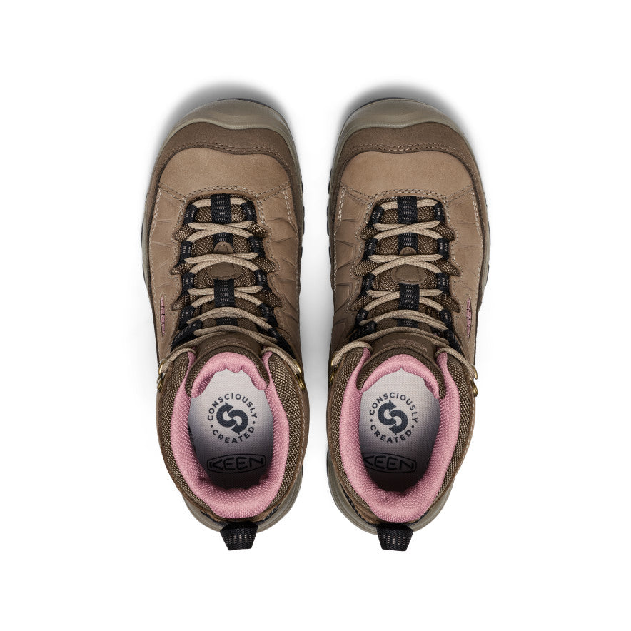 Women's Targhee IV Waterproof Hiking Boot Brindle/Nostalgia Rose - Keen