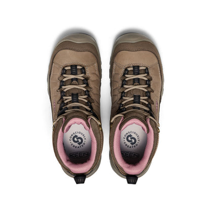 Women's Targhee IV Waterproof Hiking Boot Brindle/Nostalgia Rose - Keen
