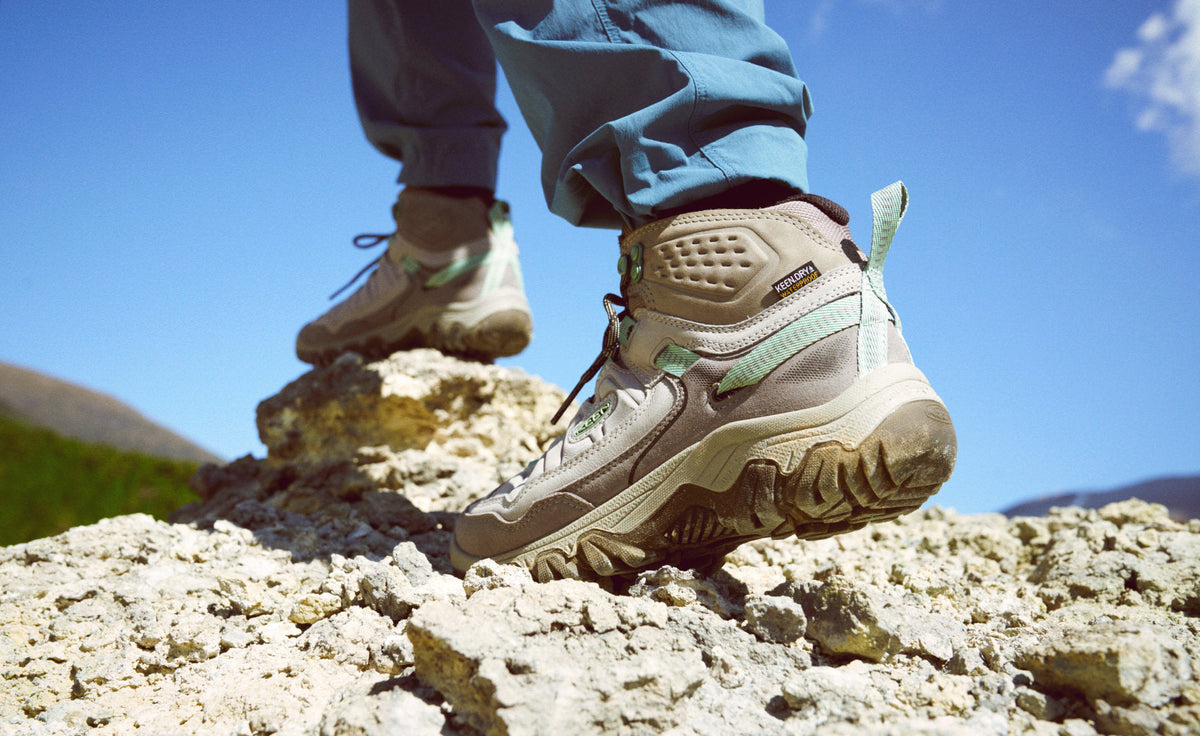 Women's Targhee IV Waterproof Hiking Boot Alloy/Granite Green - Keen
