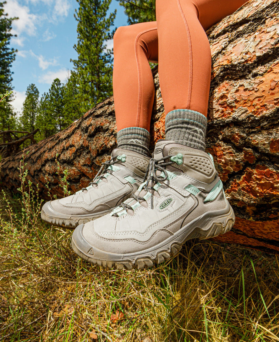 Women's Targhee IV Waterproof Hiking Boot Alloy/Granite Green - Keen