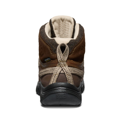 Women's Targhee IV Waterproof Hiking Boot x Hikerkind Dark Earth/Dark Earth - Keen