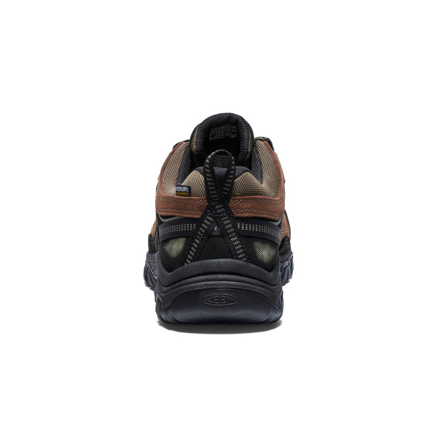 Men's Targhee IV Wide Waterproof Hiking Shoe Bison/Black - Keen