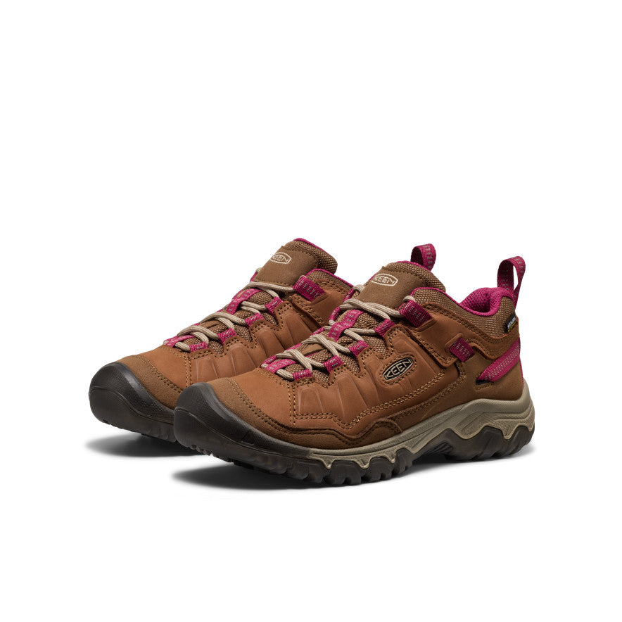 Women's Targhee IV Waterproof Hiking Shoe Bison/Beaujolais - Keen