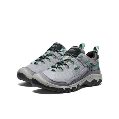 Women's Targhee IV Wide Waterproof Hiking Shoe Alloy/Granite Green - Keen