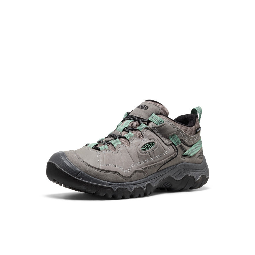 Women's Targhee IV Wide Waterproof Hiking Shoe Alloy/Granite Green - Keen