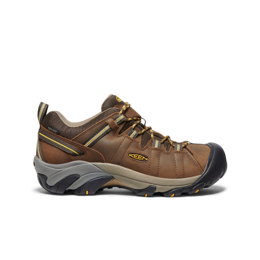 Men's Targhee II Waterproof Wide Cascade Brown/Golden Yellow - Keen