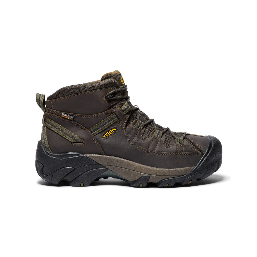 Men's Targhee II Mid Waterproof Hiking Boots Canteen/Dark Olive - Keen