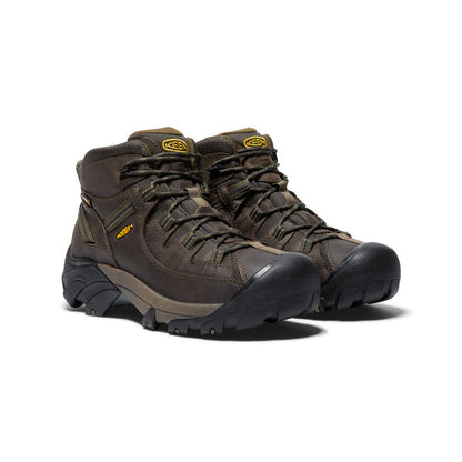 Men's Targhee II Mid Waterproof Hiking Boots Canteen/Dark Olive - Keen