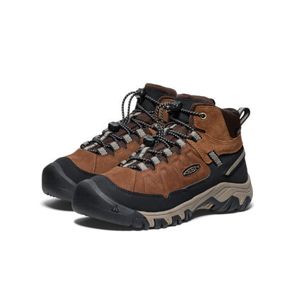 Big Kids' Targhee IV Waterproof Hiking Boot Bison/Brindle - Keen