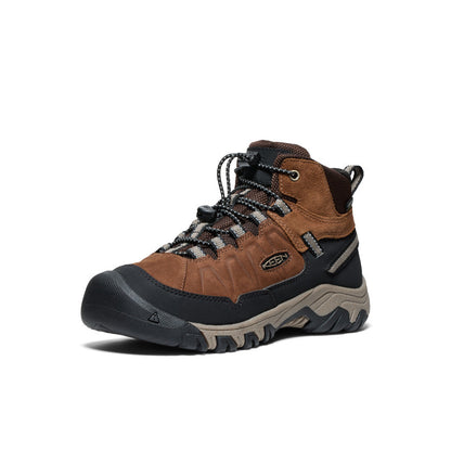 Big Kids' Targhee IV Waterproof Hiking Boot Bison/Brindle - Keen