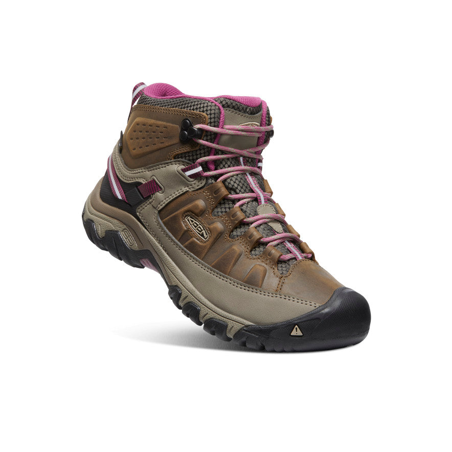 Women's Targhee III Waterproof Mid Weiss/Boysenberry - Keen
