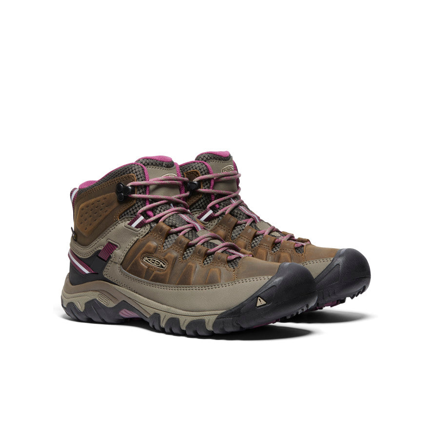 Women's Targhee III Waterproof Mid Weiss/Boysenberry - Keen