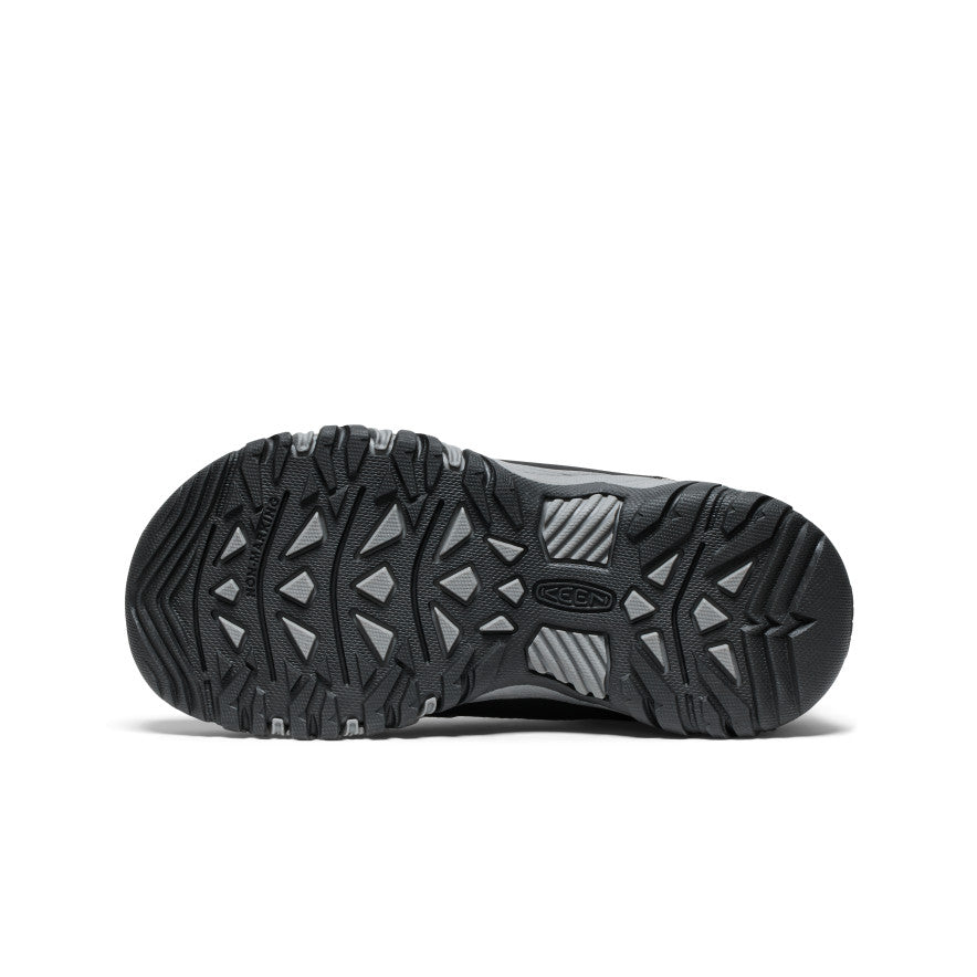 Big Kids' Targhee IV Waterproof Hiking Shoe Black/Steel Grey - Keen