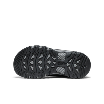 Big Kids' Targhee IV Waterproof Hiking Shoe Black/Steel Grey - Keen