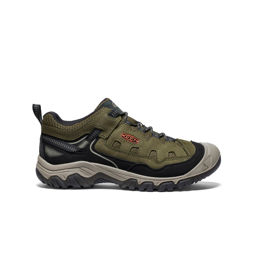 Men's Targhee IV Vented Hiking Shoe Dark Olive/Gold Flame - Keen